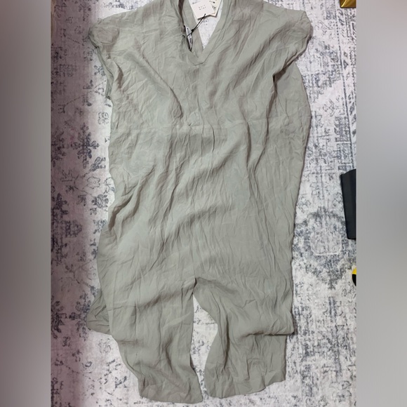 ZARA Asymmetrical Sheer Gray Dress XS - Picture 12 of 12